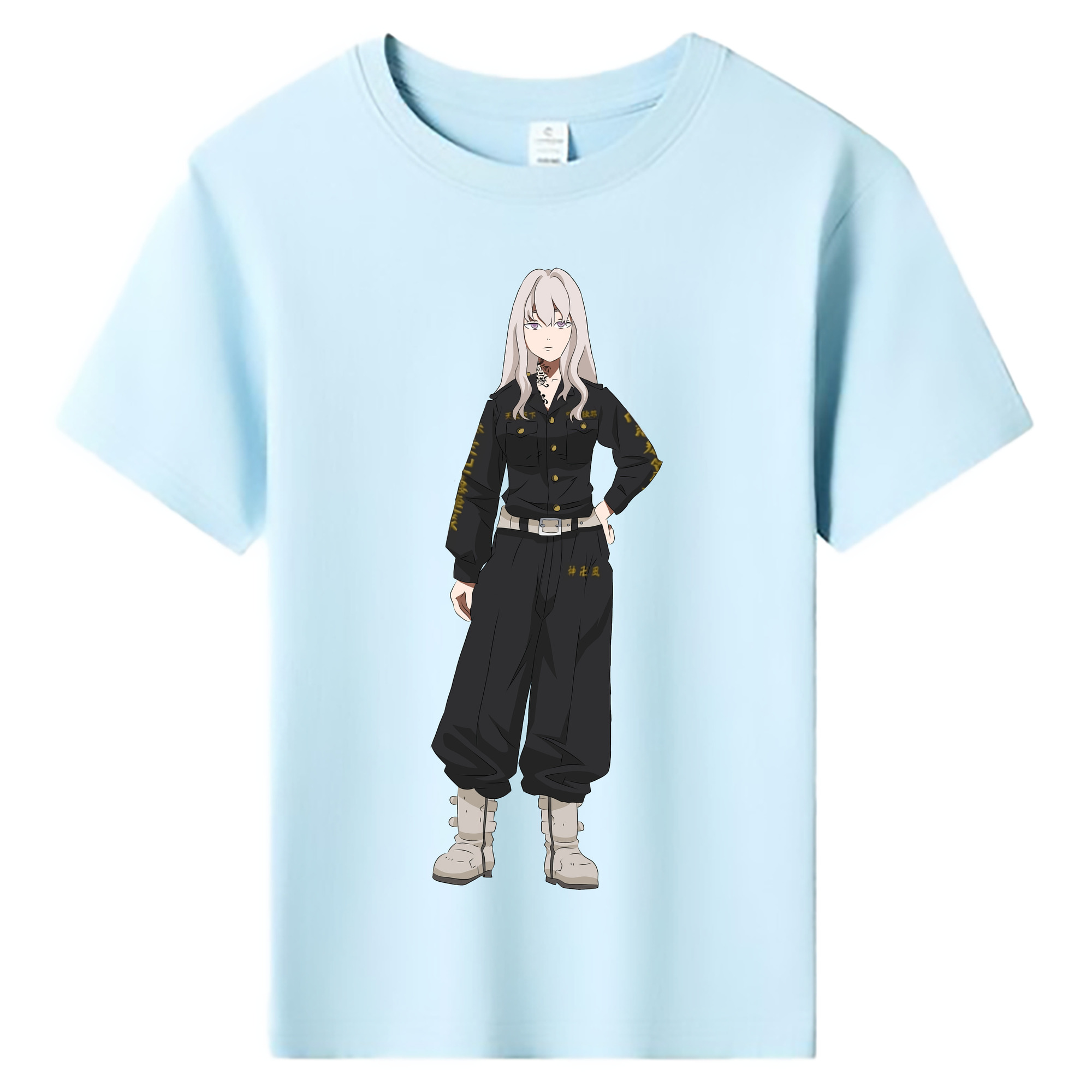 （画像用） 東京リベンジャーズ Tokyo Revengers 綿100％キッズTシャツ（フロントプリント）